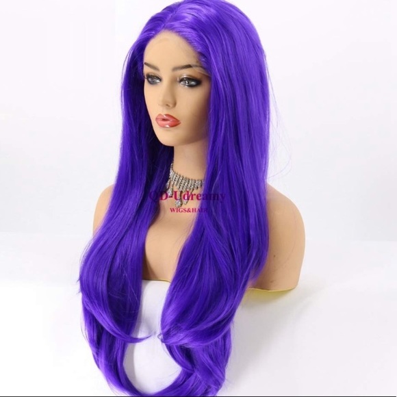 ?SASSY Purple 24”LACE FRONT FESTIVE CELEBRITY WIG main image 4